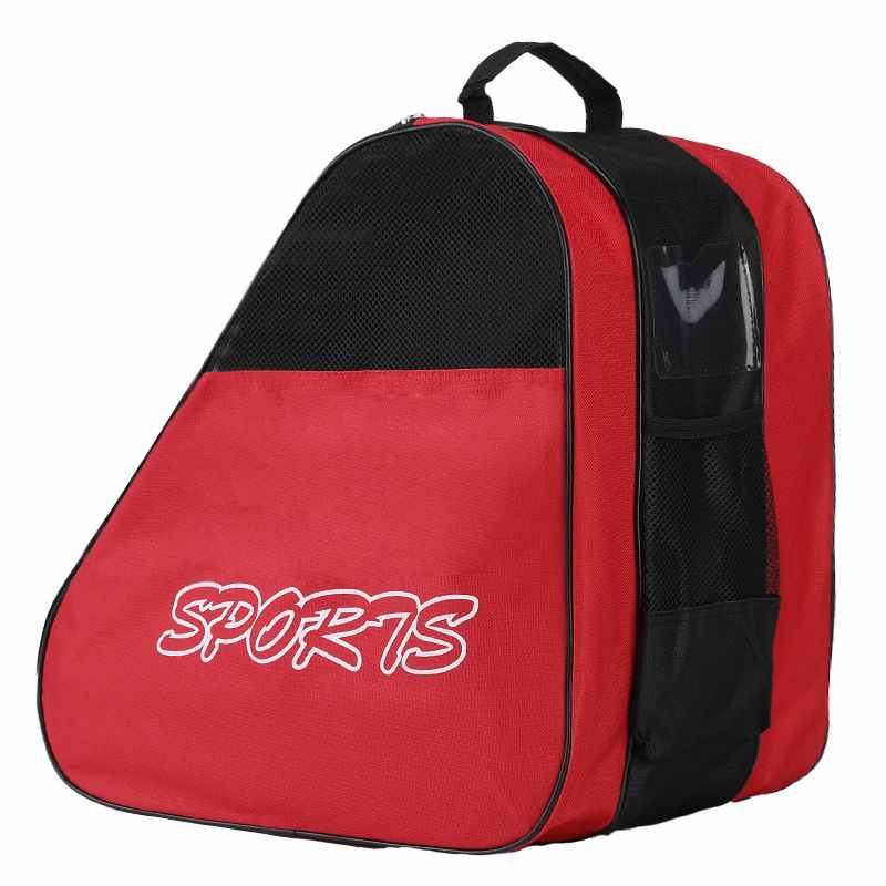 Red and thick half-net bag